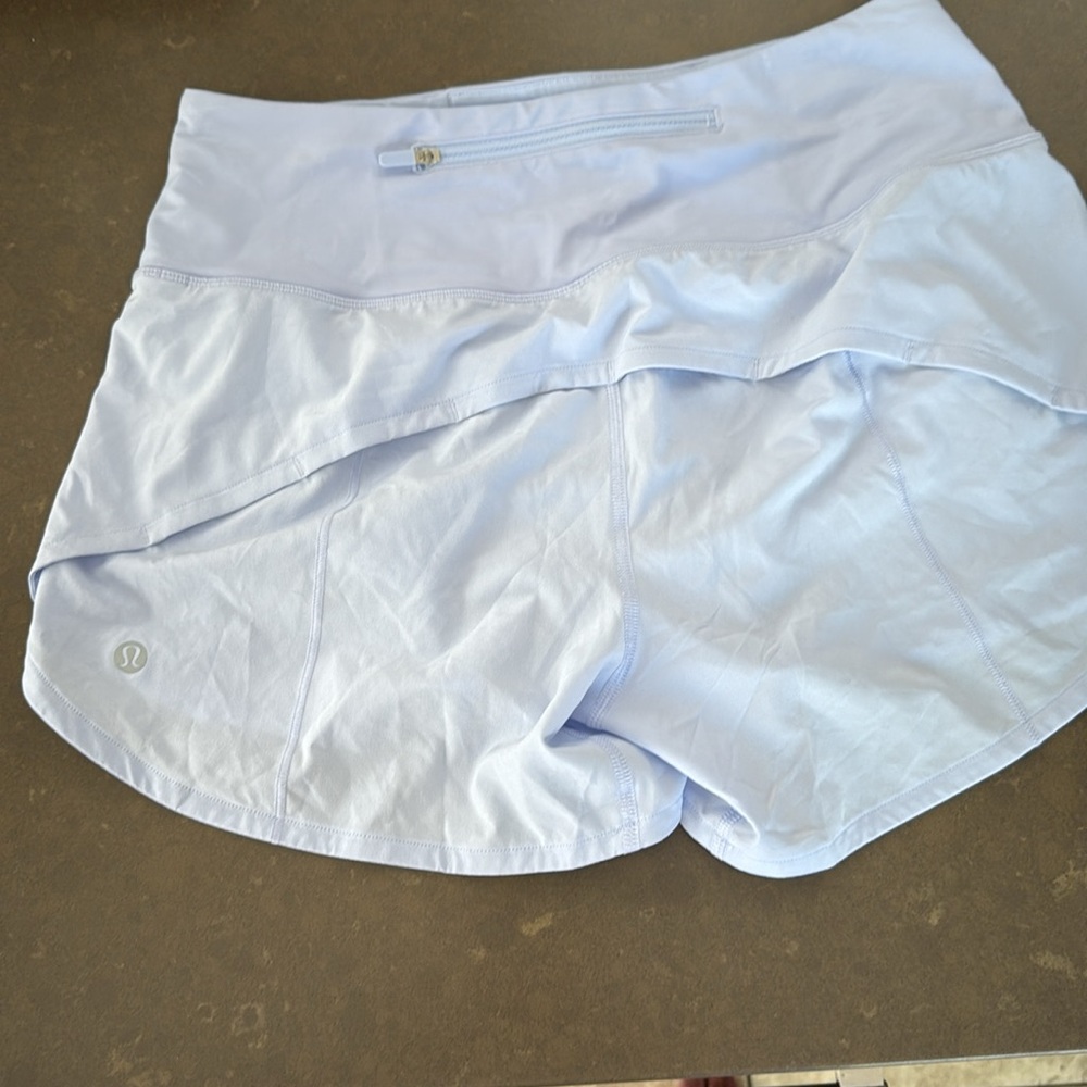 Lululemon light blue shorts size 6